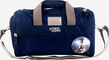 Borsa sportiva di School-Mood in blu: frontale