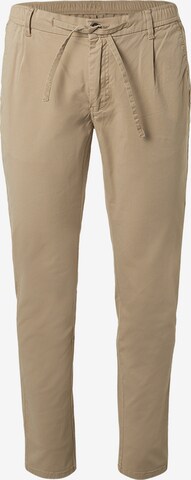 Regular Pantalon chino No Excess en beige : devant