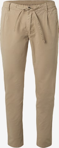 No Excess Regular Chino Pants in Beige: front