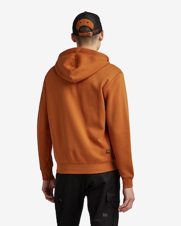 G-Star RAW Regular fit Zip-Up Hoodie ' Core ' in Orange