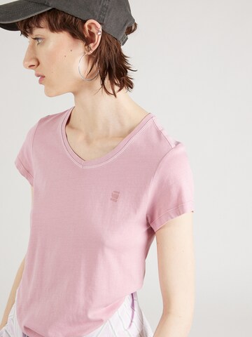 G-Star RAW T-Shirt 'Eyben' in Pink