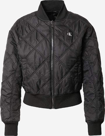 Calvin Klein Jeans Between-Season Jacket in Black: front