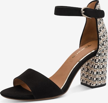 Tamaris Sandali | črna barva: sprednja stran