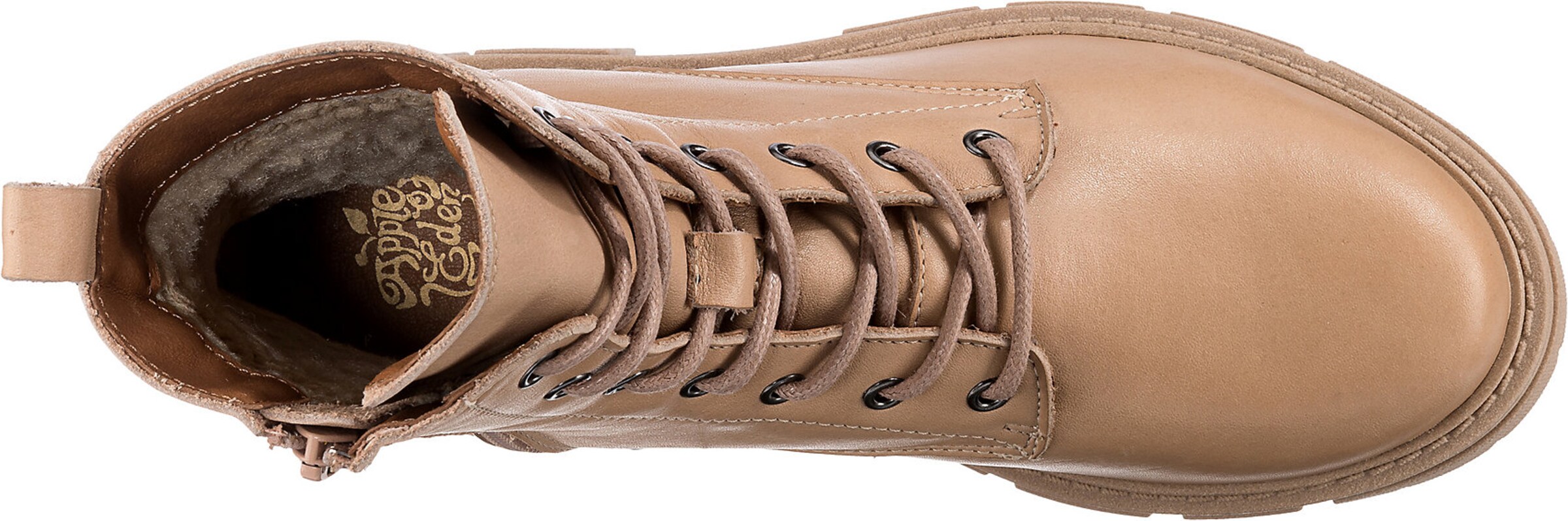 Frauen Stiefeletten Apple of Eden Schnürstiefelette 'Castle' in Nude - EE24888 Frauen Stiefeletten Apple of Eden Schnürstiefelette 'Castle' in Nude - EE24888