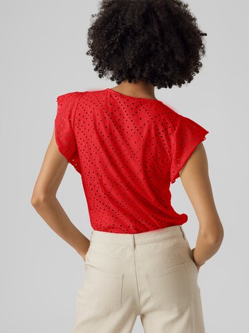 VERO MODA - Blusa 'VMTASSA' en rojo