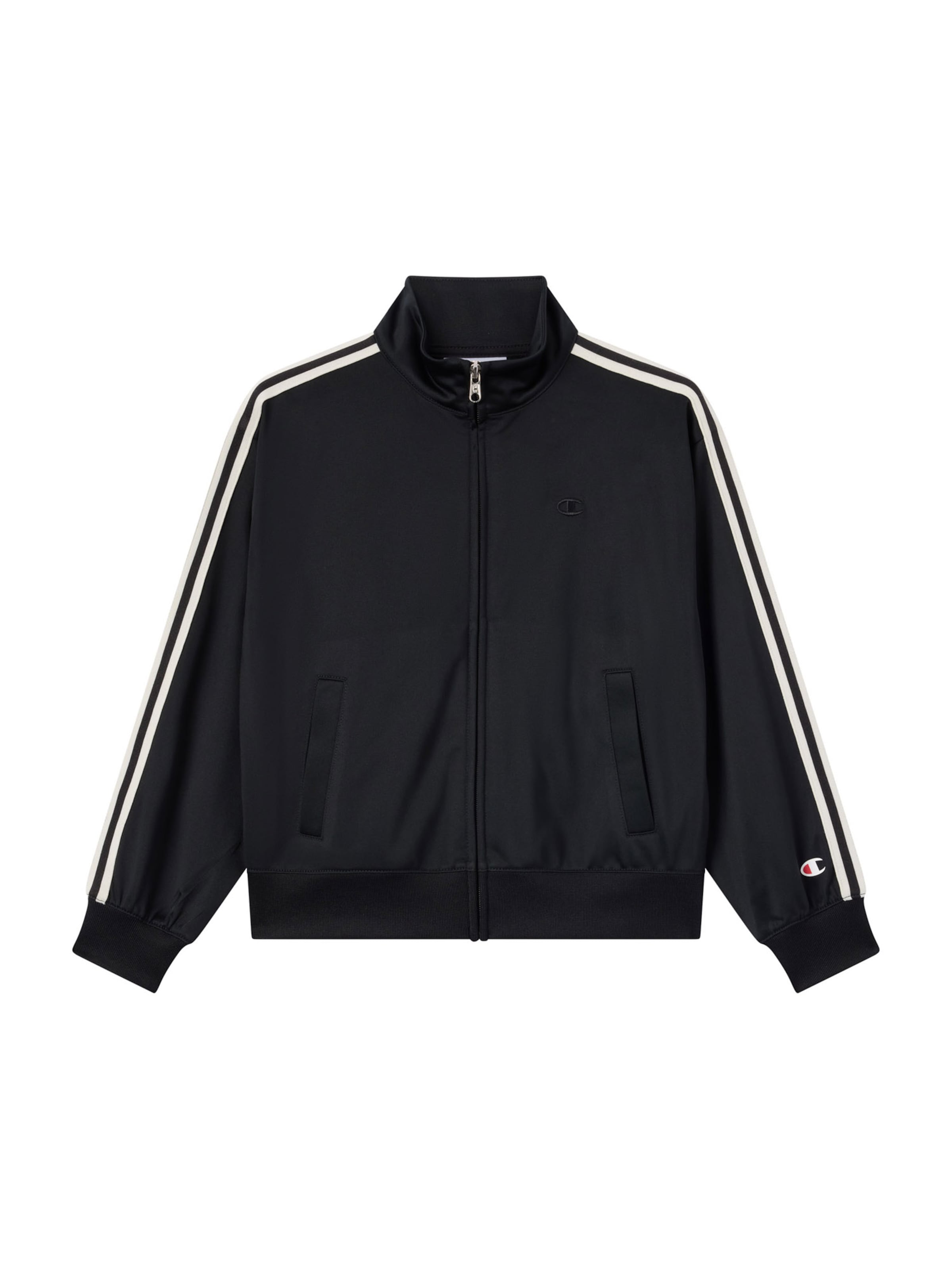 Champion Authentic Athletic Apparel - Casaco em moletão em preto: frente