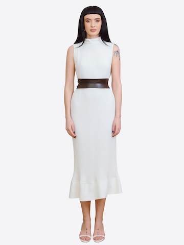 Haute Cuir - Cinturón 'Slim Sablier Corset Belt' en marrón