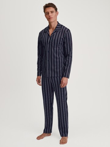 CALIDA Pyjama lang 'Relax Streamline'‌‌‌ in Blau