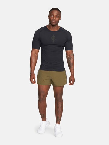 GOLD´S GYM APPAREL Loosefit Sportshorts 'Mark' in Grün