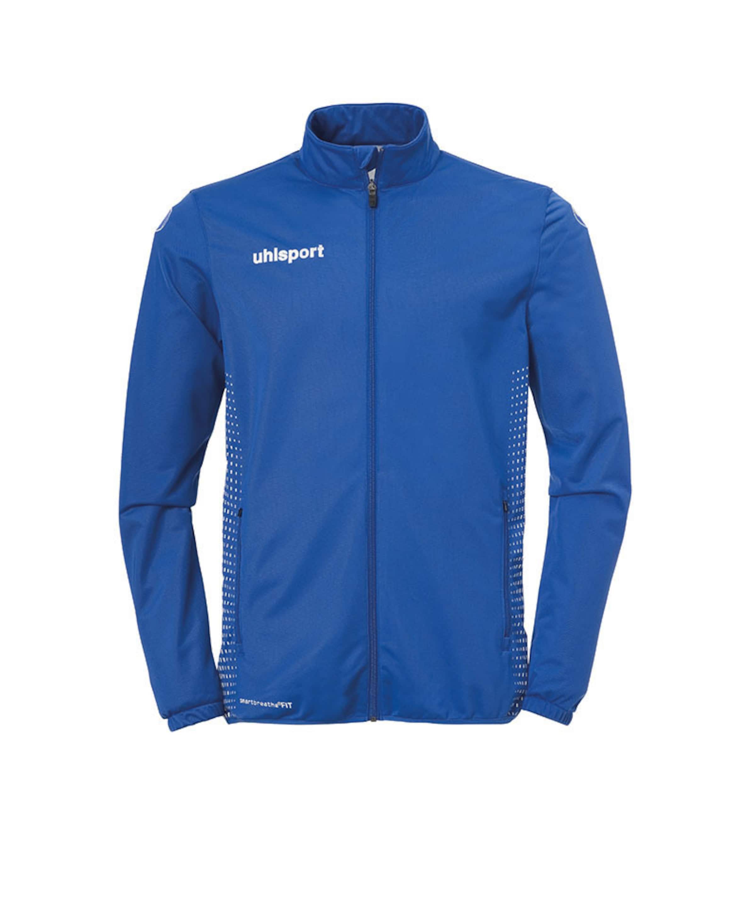 UHLSPORT Athletic Jacket in Blue: front