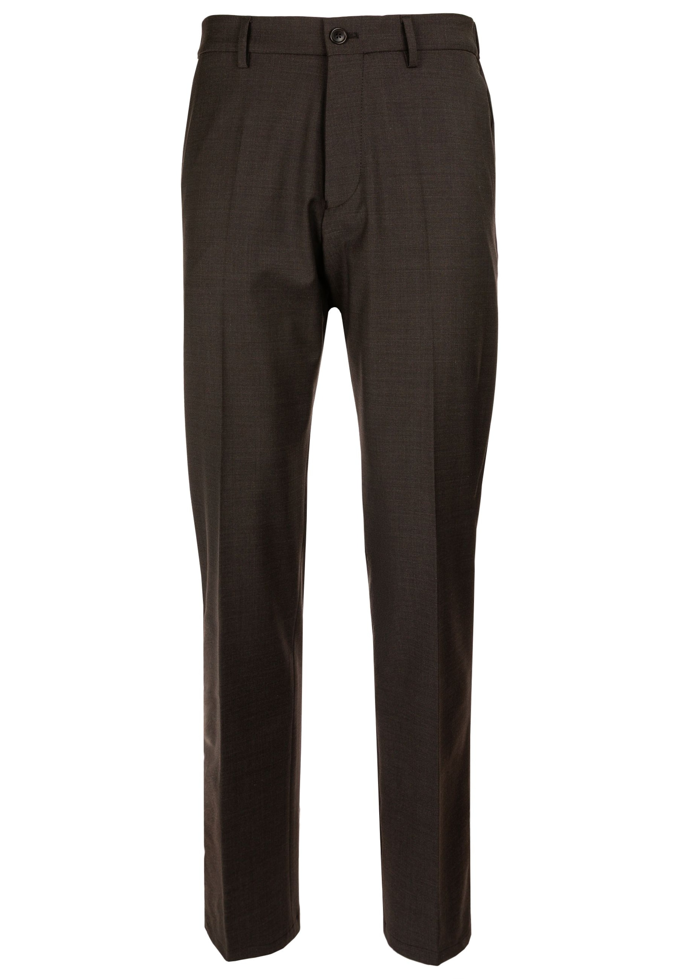 DRYKORN Regular Chino Pants 'Ajend' in Brown: front