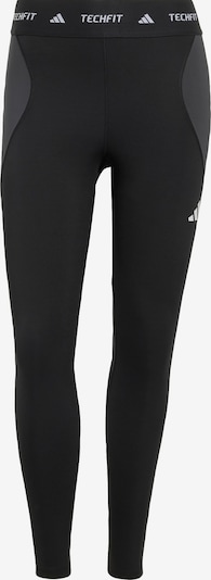 XS/įprastas ilgis dydžio Sportinės kelnės iš ADIDAS PERFORMANCE, spalva – pilka / juoda / balta, Prekių apžvalga