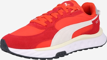 PUMA Sneakers 'Wild Rider Pickup' in Red: front