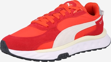 PUMA Sneakers laag 'Wild Rider Pickup' in Rood: voorkant