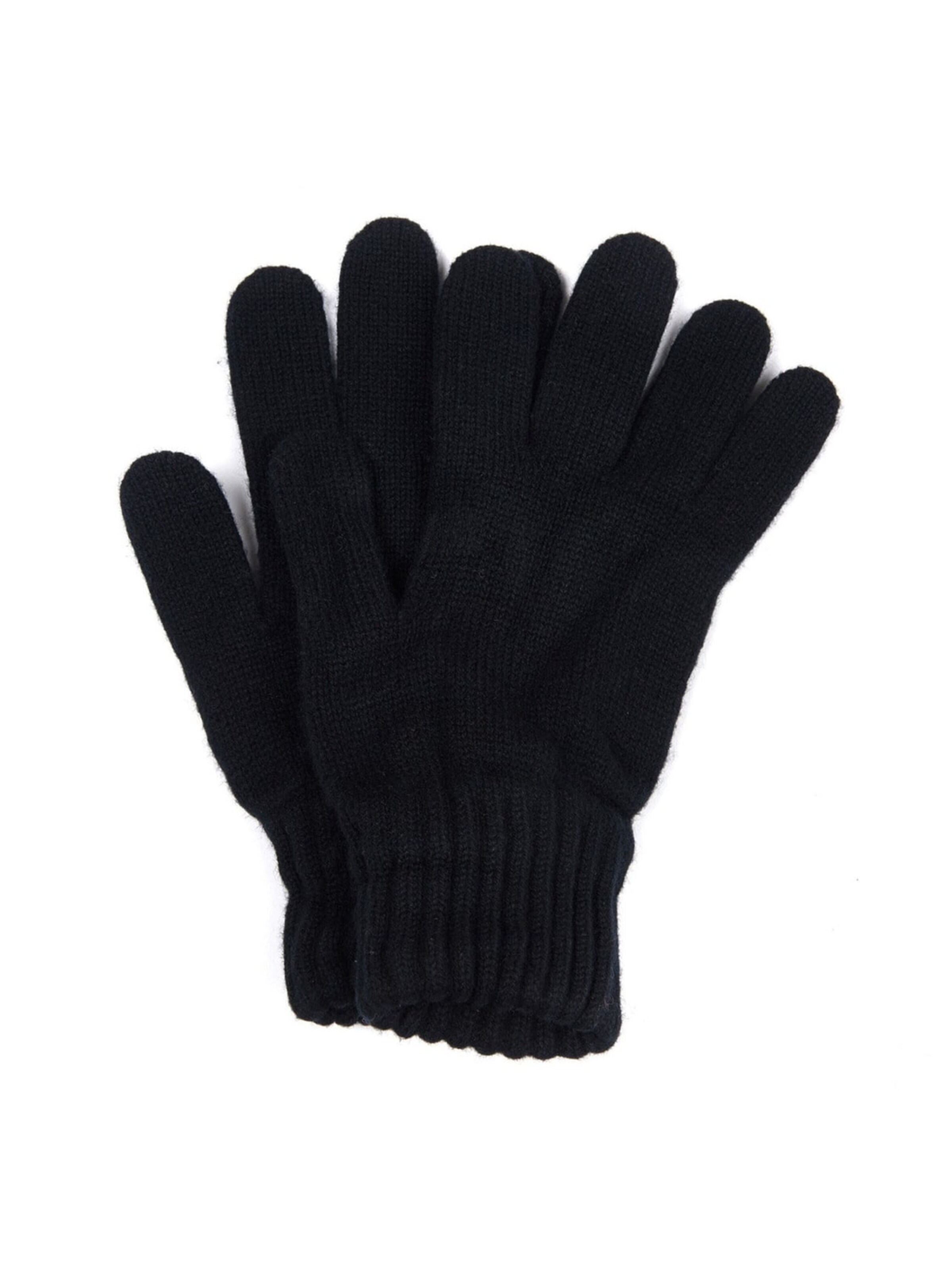 Barbour Vanter 'LAMBSWOOL GLOVES BLACK' i sort: forside