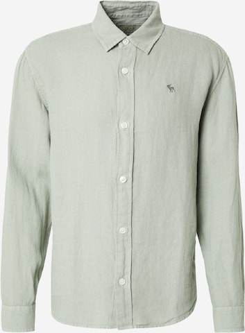 Abercrombie & Fitch Skjorta 'FEB4' i grön: framsida