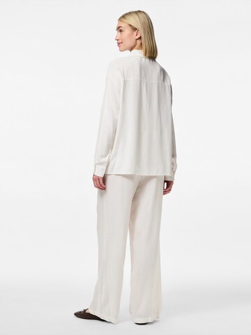 PIECES Широкий Штаны 'PCPIA' в Белый