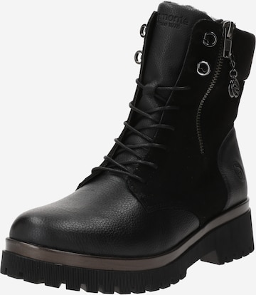 REMONTE Lace-Up Ankle Boots 'ELLE' in Black: front