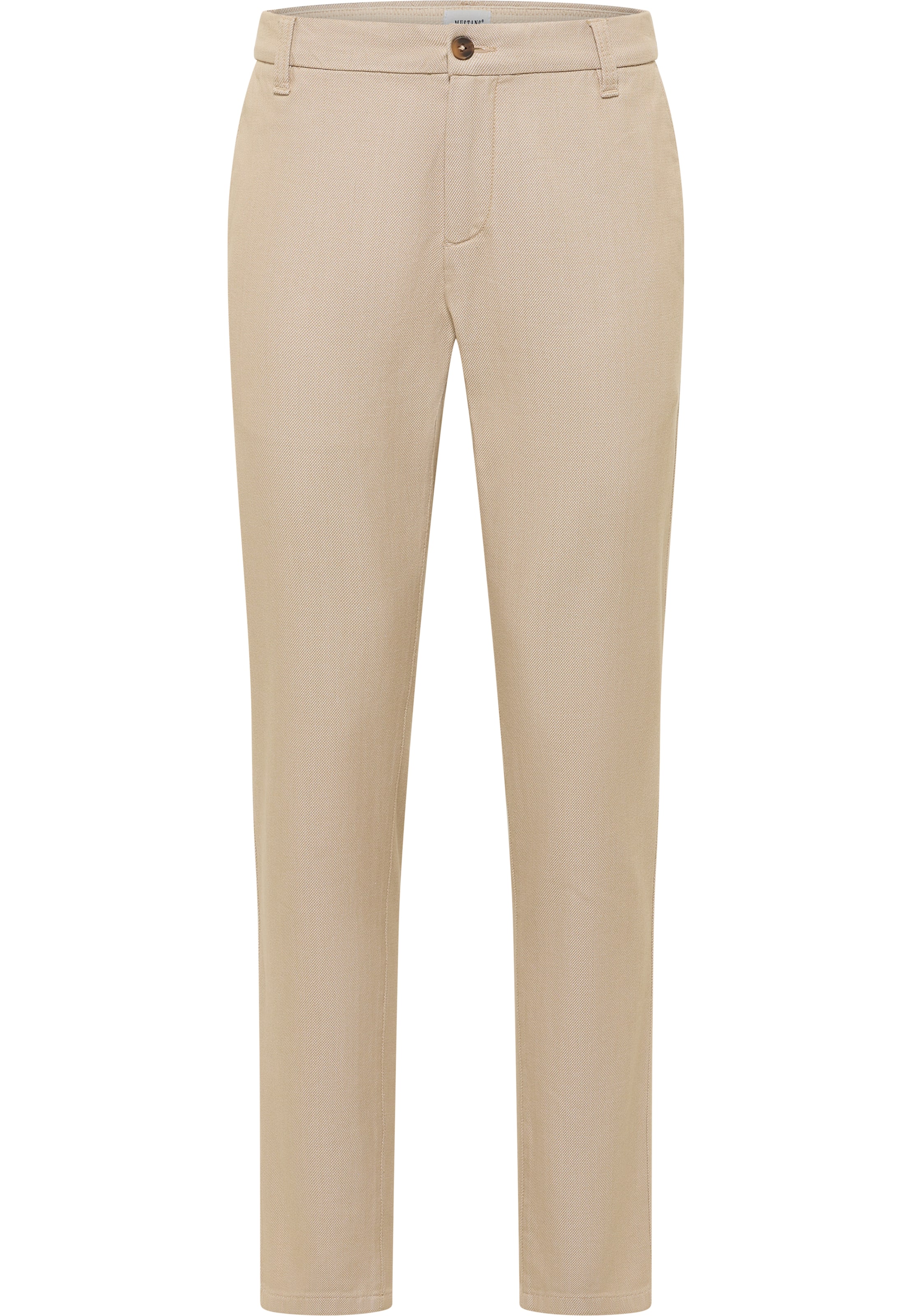 MUSTANG Slim fit Pants 'Daytona' in Beige: front