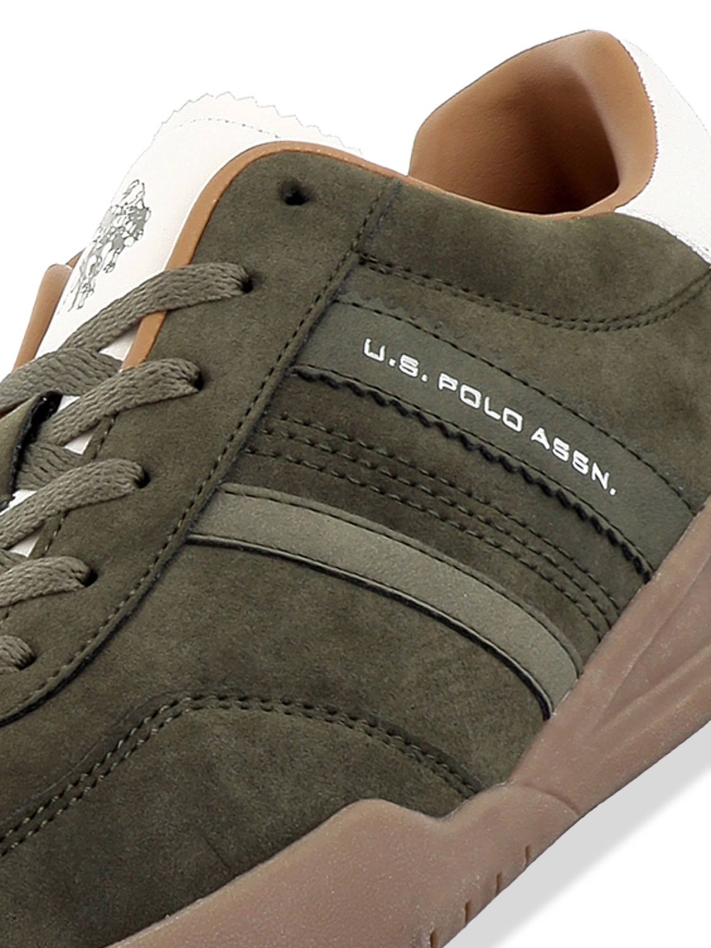 Baskets basses 'Jazz' US POLO ASSN. en vert