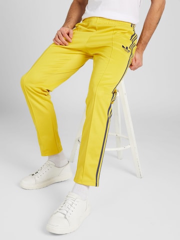 ADIDAS PERFORMANCE Regular Workout Pants in Yellow