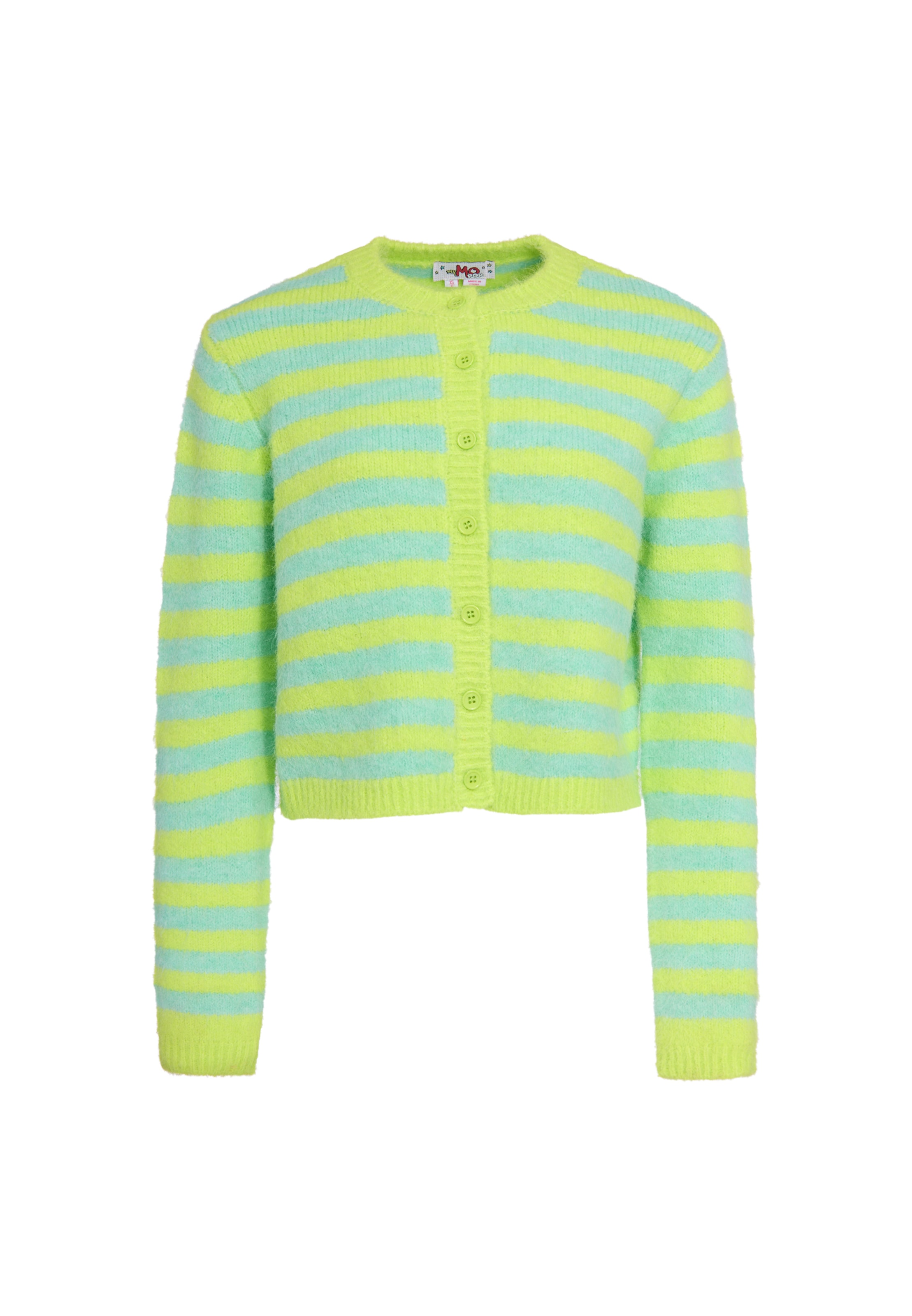 MYMO - Cárdigan 'Pop' en verde: frente