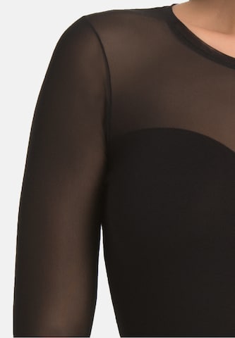 TEYLI Shirt Bodysuit 'Willow' in Black