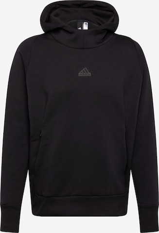 ADIDAS SPORTSWEAR Sportsweatshirt 'New Z.N.E. Premium' in Schwarz: Vorderseite