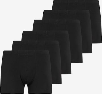 Boxers ' UNCOVER Cotton ' SCHIESSER en noir : devant