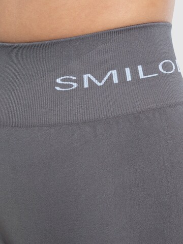 Smilodox Skinny Workout Pants 'Azura' in Grey