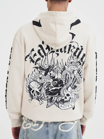 Ed Hardy Кофта на молнии в Бежевый