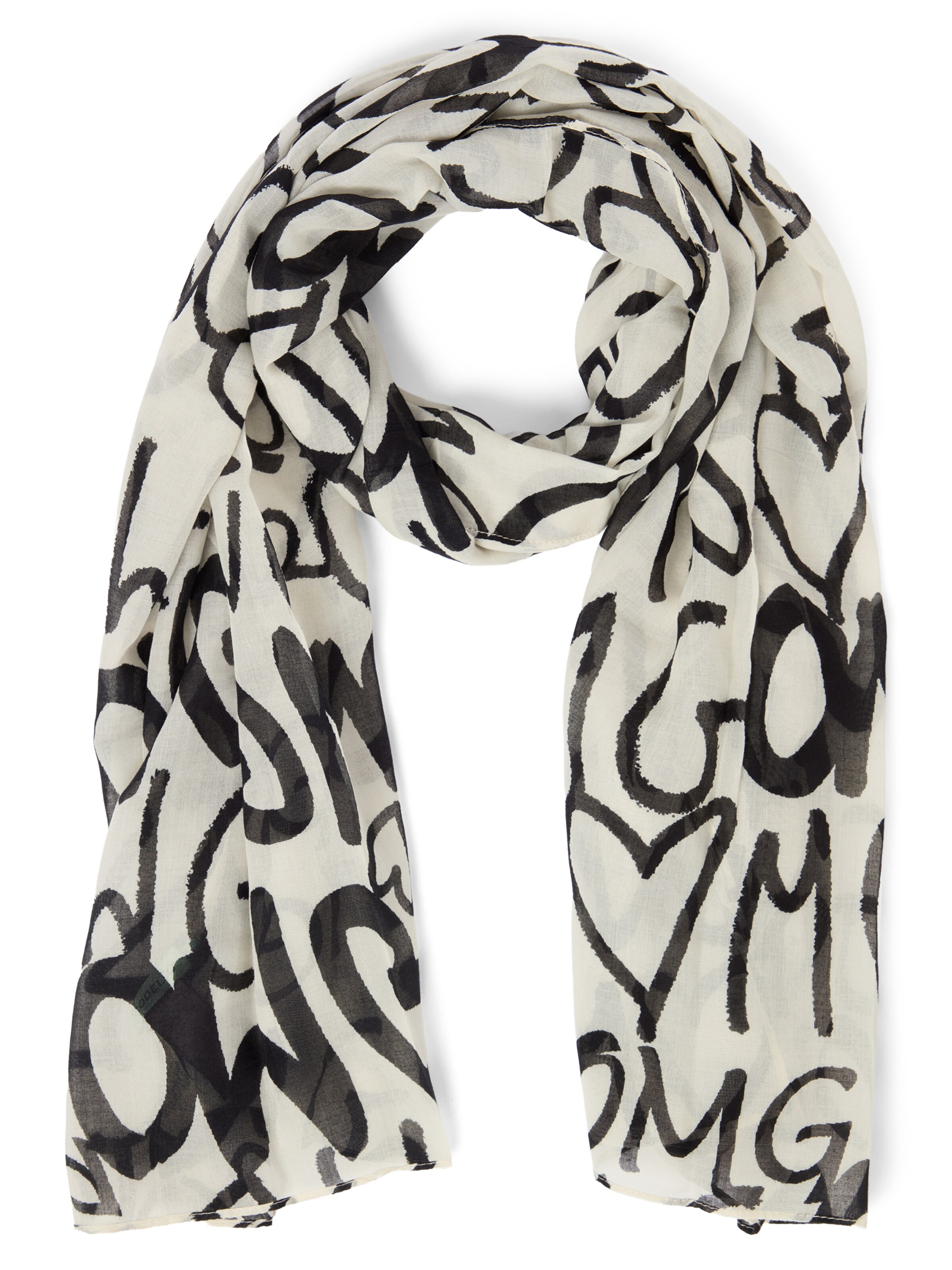 CODELLO Scarf in White: front
