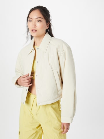 Calvin Klein Jeans Jacke in Beige: predná strana