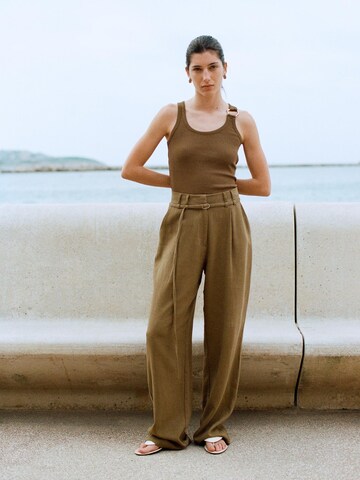 Regular Pantalon 'Louisa' EDITED en vert
