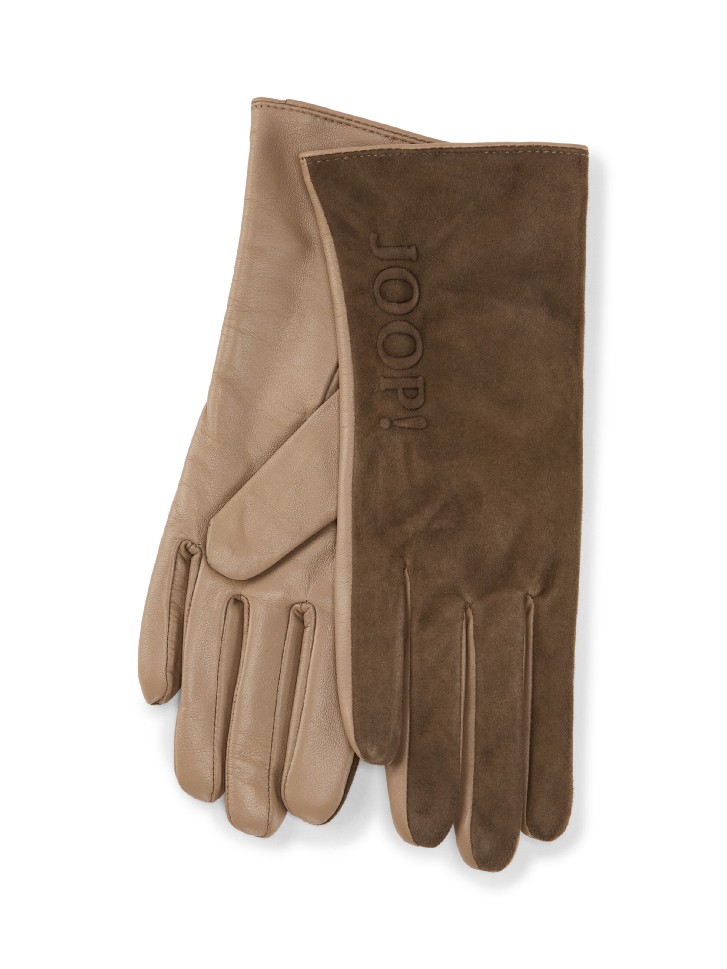JOOP! Full finger gloves in Brown: front