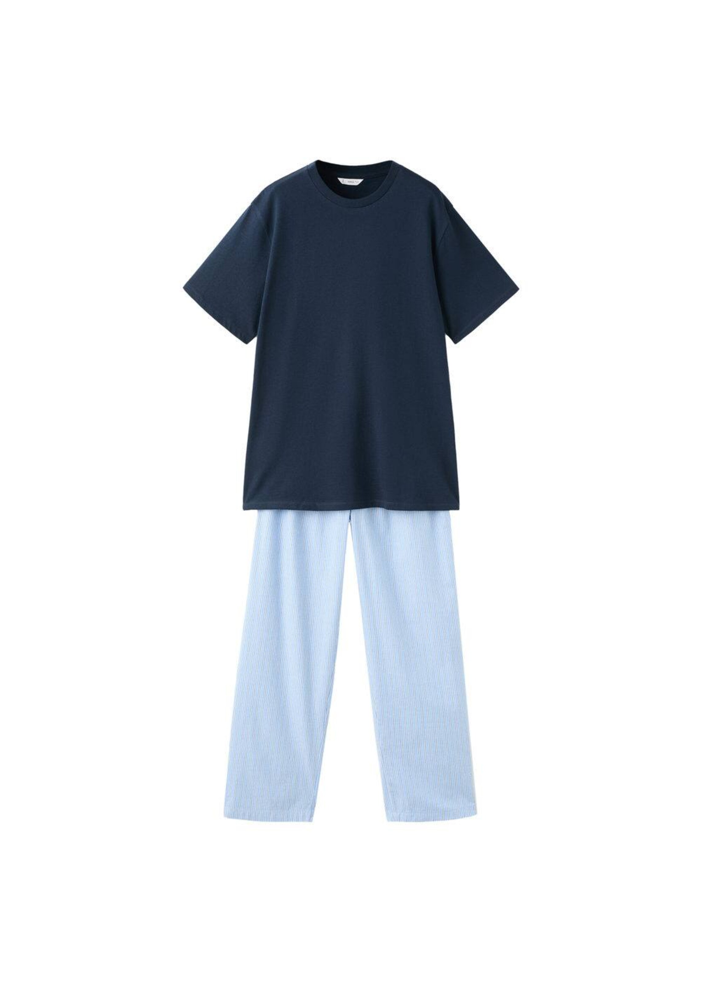 MANGO TEEN Long Pajamas 'Venecia' in Blue: front