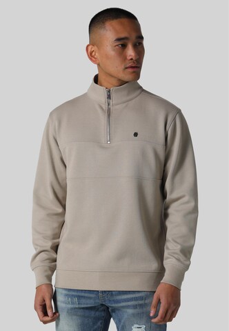 883Police Sweatshirt 'Millom' in Beige: front