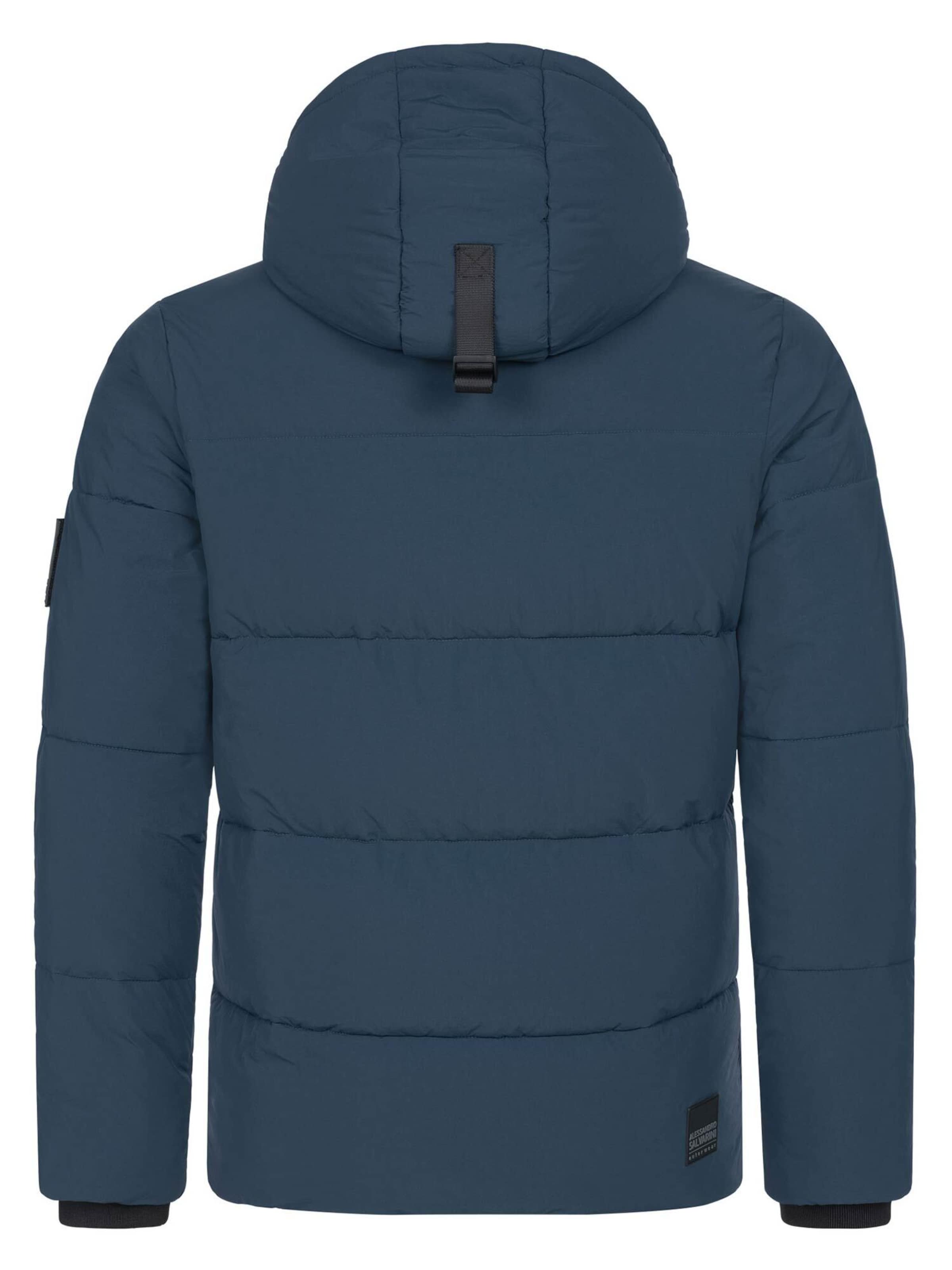 Alessandro Salvarini Winterjas in Blauw