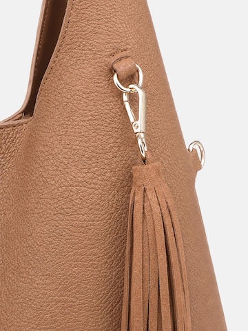 Borsa a mano 'Borsa a mano donna Kassandra Éclaire poliestere chiusura zip' di Kassandra in giallo