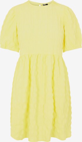 PIECES Dress 'Tulle' in Yellow: front