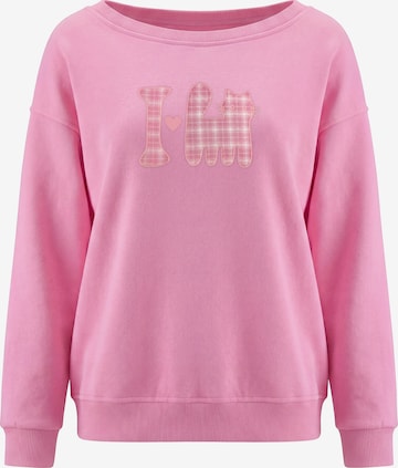 Sweat-shirt MYMO en rose : devant