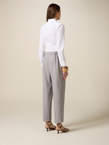 Loosefit Pantaloni di oltre in grigio