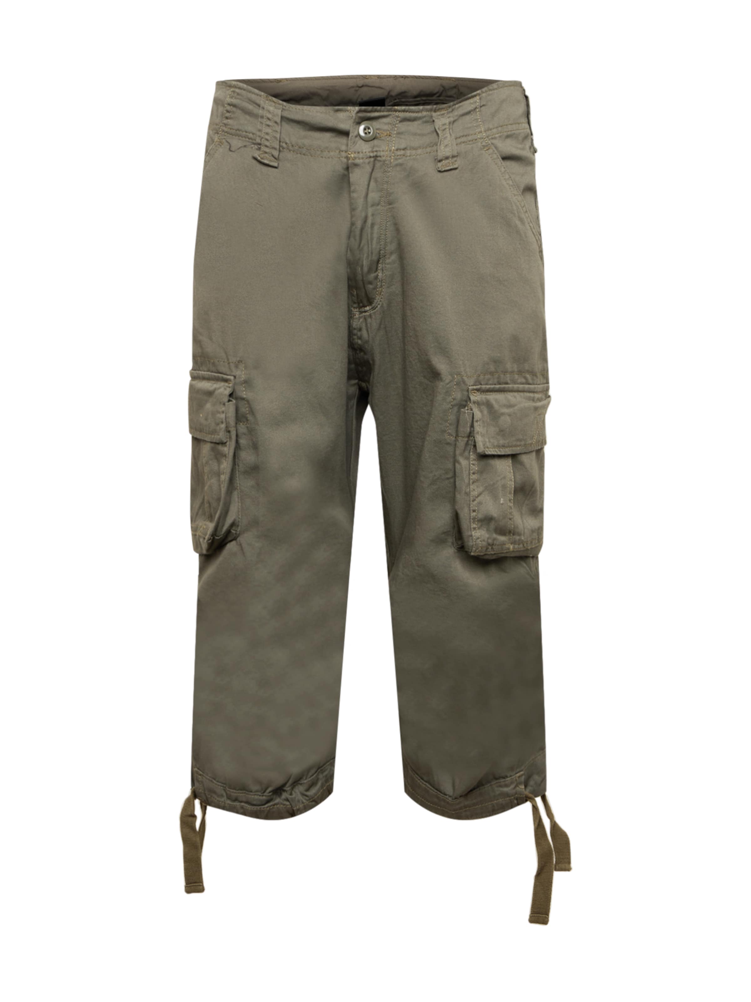 Brandit Regular Cargo trousers 'Legend' in Green: front