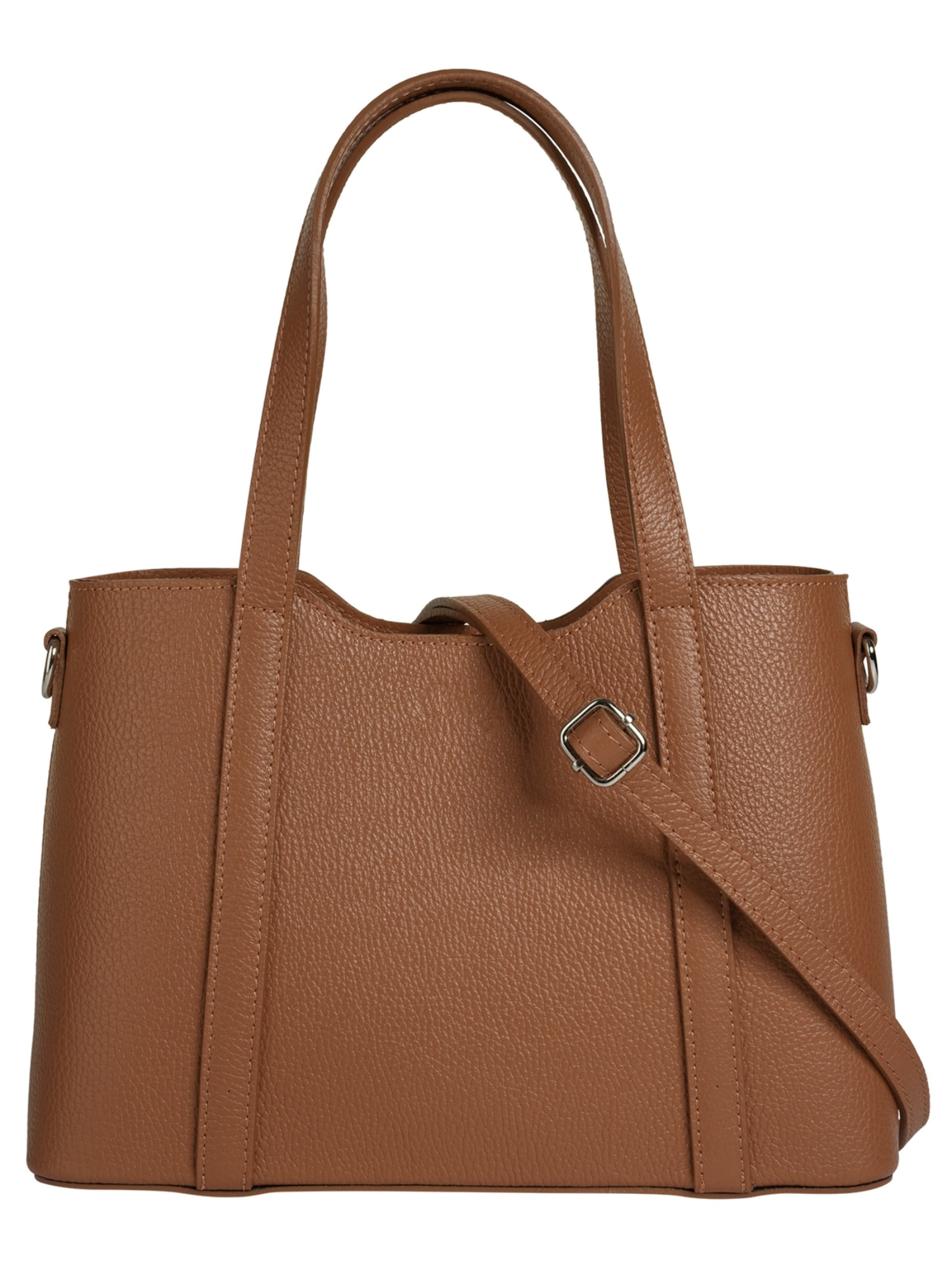 Cluty Handbag in Brown: front