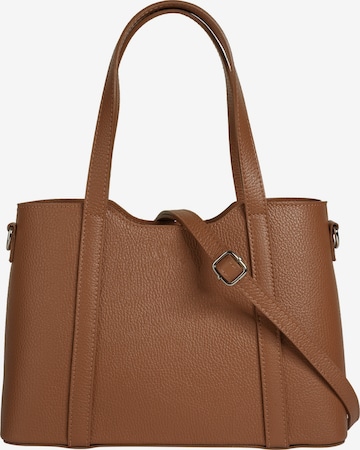 Cluty Handtasche in Braun: Vorderseite