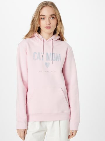 EINSTEIN & NEWTON - Sudadera 'Cat Mom' en rosa: frente