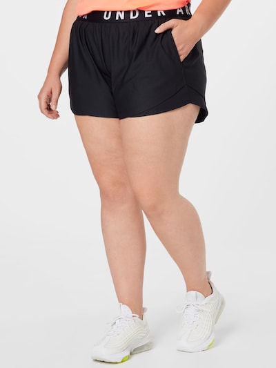 UNDER ARMOUR Športové nohavice 'Play Up 3.0' - čierna / biela, Model/-ka