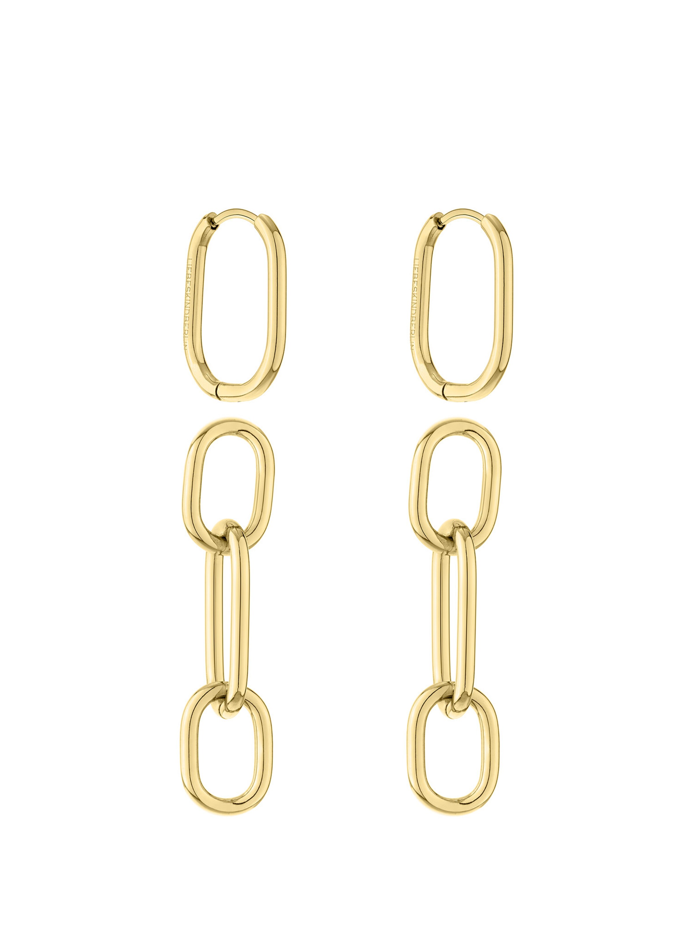 Boucles d'oreilles Liebeskind Berlin en or