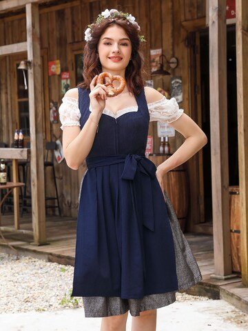 Yesfashion Dirndl‌‌‌ in Blau