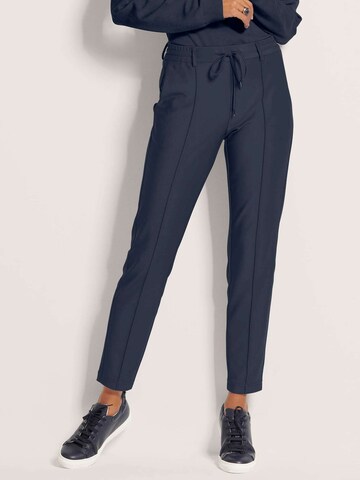MADELEINE Regular Trousers in Blue: front